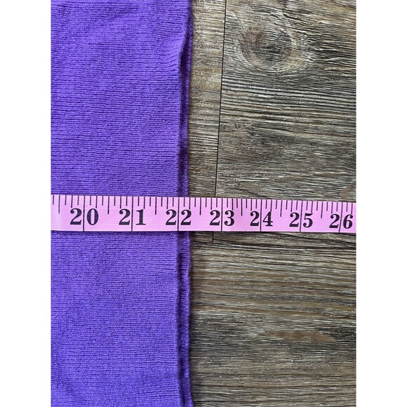 J.Crew Cashmere Sweater Small Womens Classic Fit Purple Crewneck Pullover - Picture 6 of 8